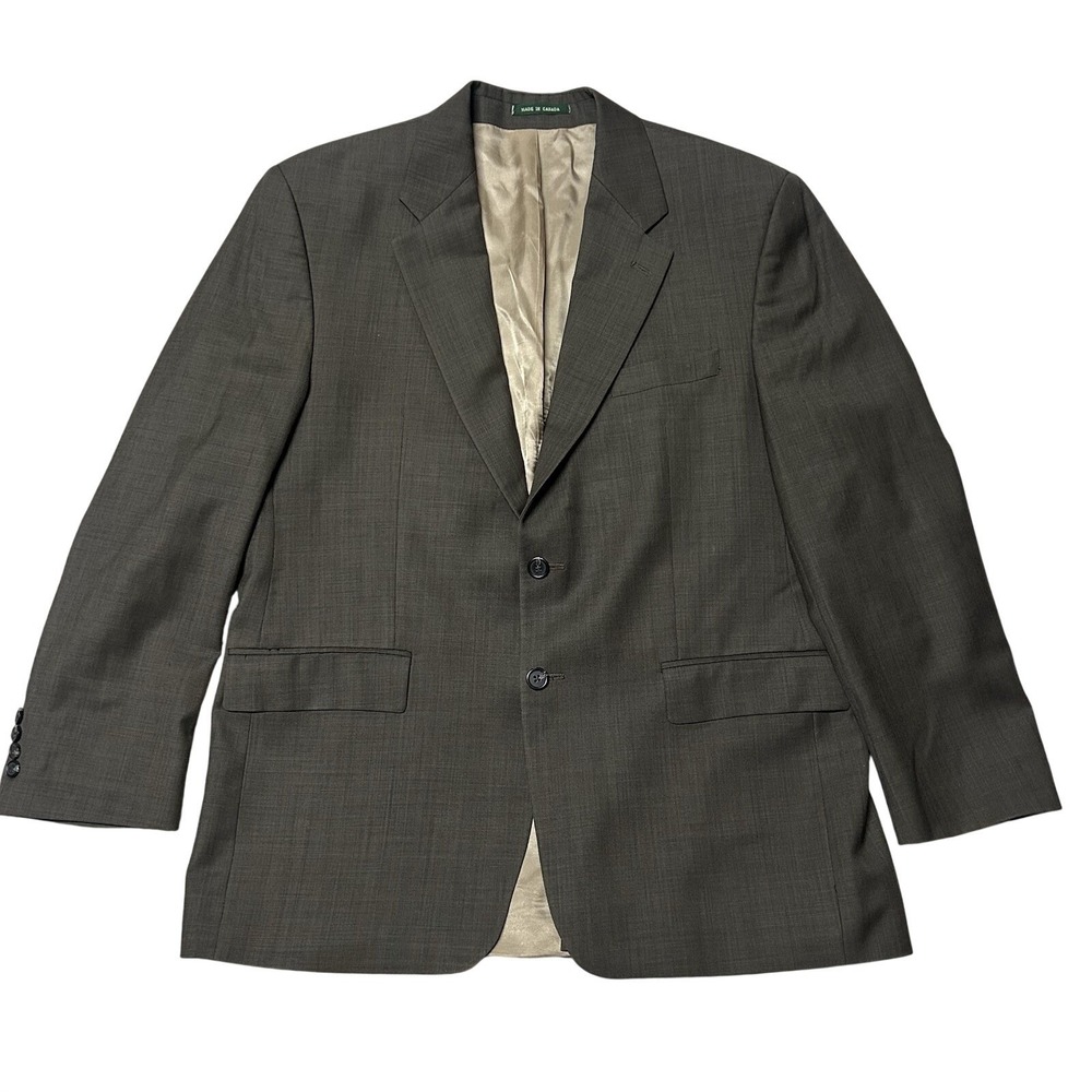 Lauren Ralph Lauren Sport Coat Brown Mens 43R Wool 2 Button Blazer L515719E